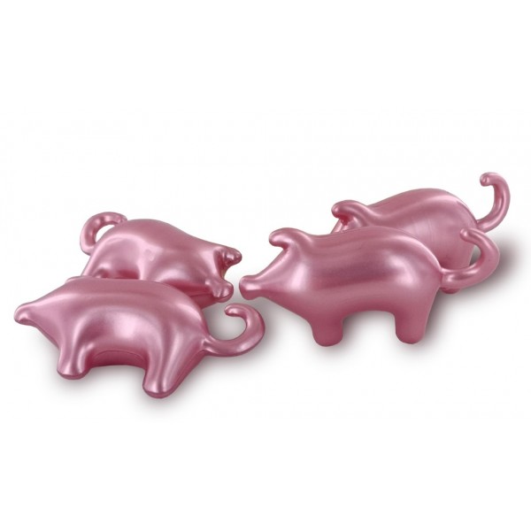 Perle de bain cochon rose parfum rose 