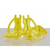 Perle de bain chat jaune parfum vanille 