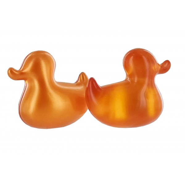 Perle de bain canard orange parfum vanille 