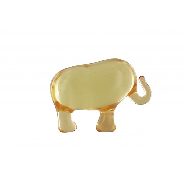 Perle de bain éléphant jaune parfum mandarine 