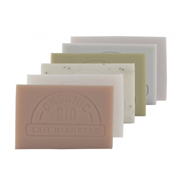 Savons BIO au lait d'ânesse parfum rose 