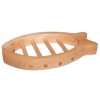 Porte savon bois poisson 