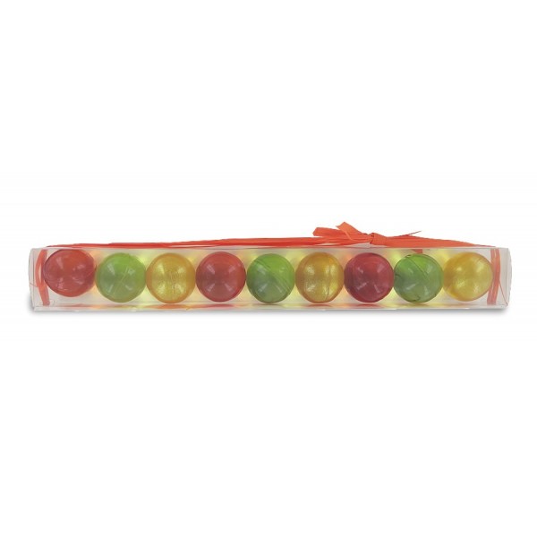 Boîte barrette de 9 perles de bain - Multicolore 