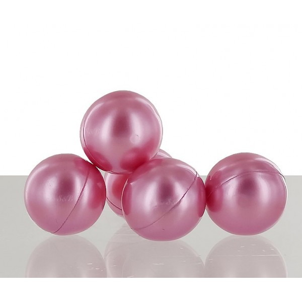 Boîte barrette de 9 perles de bain - Rose 