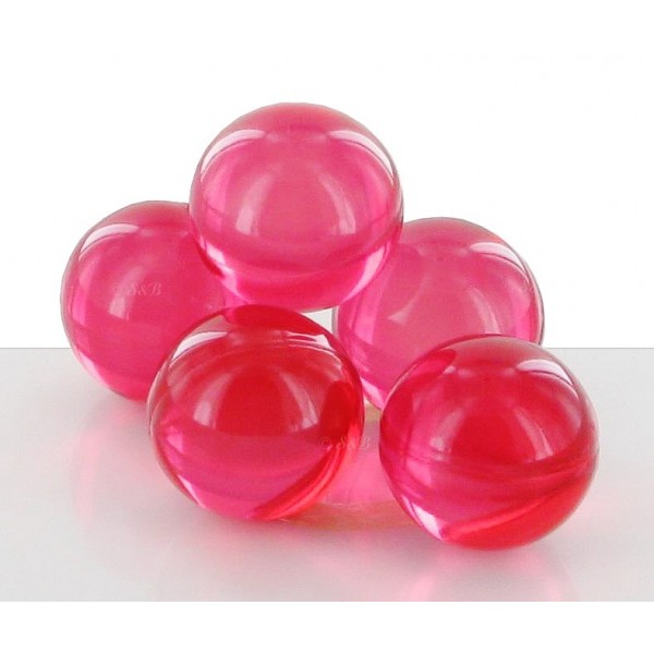Boîte barrette de 9 perles de bain - Rose 