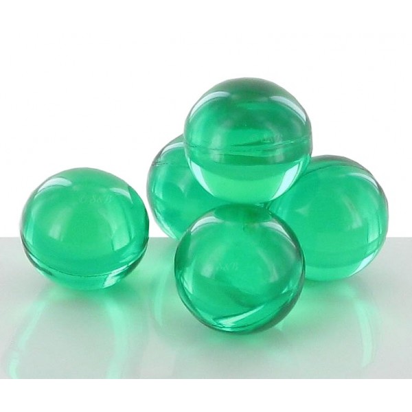 Boîte barrette de 9 perles de bain - Vert 
