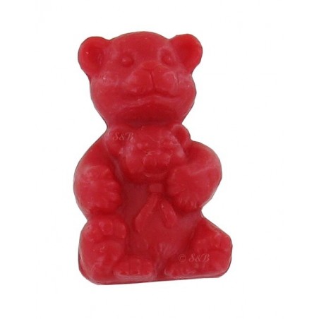 Savon sujet ourson rouge