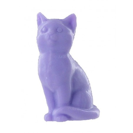 Savon sujet chat violet
