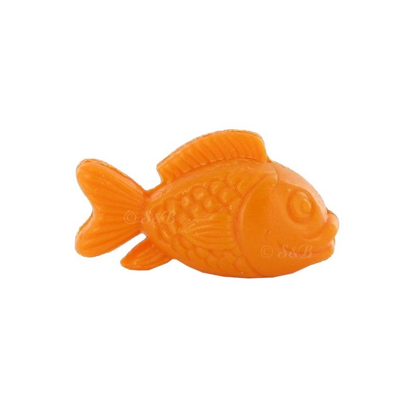 Savon sujet poisson orange