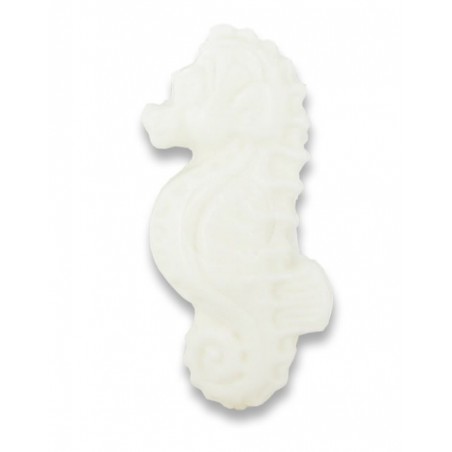 Savon sujet hippocampe blanc