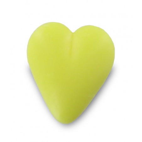 Savon sujet coeur jaune
