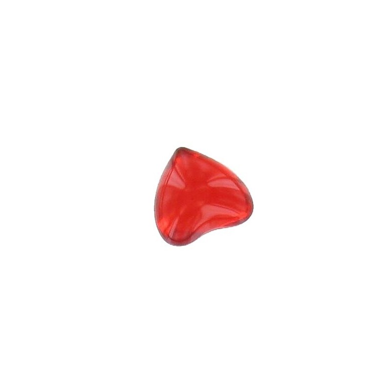Perle de bain coeur rouge fraise