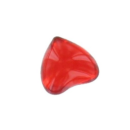 Perle de bain coeur rouge fraise