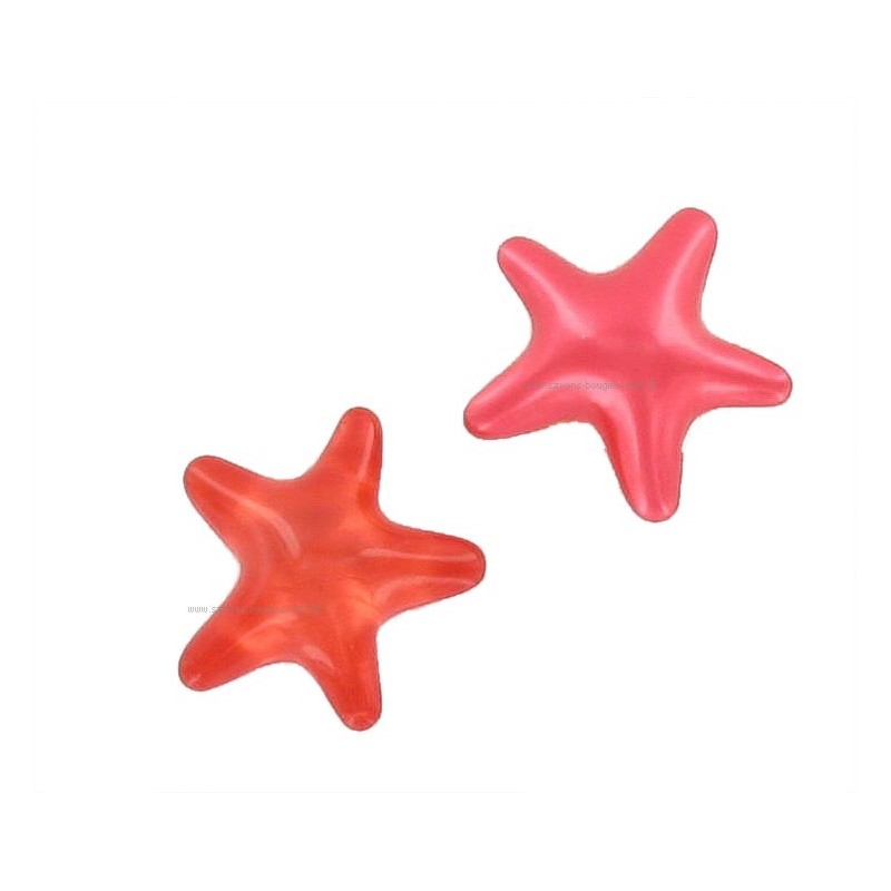 Perle de bain étoile rouge mûre