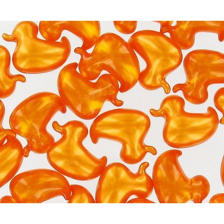 Perle de bain canard orange vanille