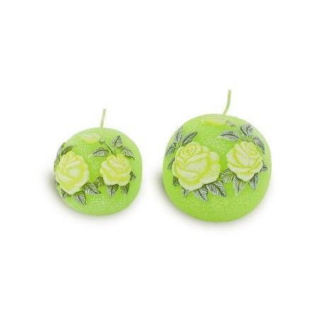 Bougies "Rosegarden jaune"