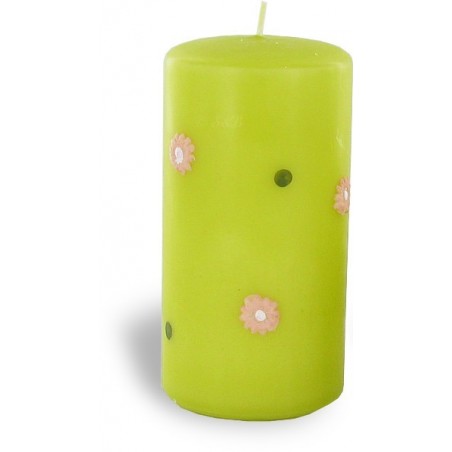 Bougies petit pilier"Polly" Olive