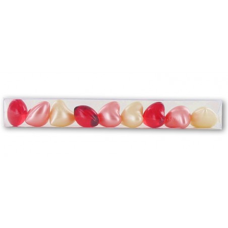 Boîte barrette de 9 perles de bain - LOVE